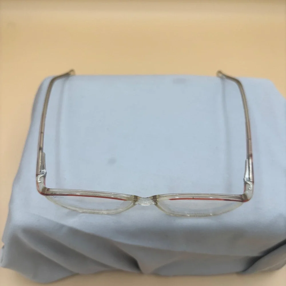 Reality Eyewear H3702 Frames Women 51-14-130 Clear Brown Excellent OfficeSiren
